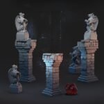 Gothic Column and Chimera