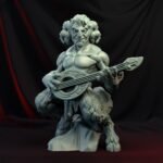 Horned Satyr Bard (Goatman)