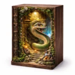 Snake Emerging Book Nook (2)